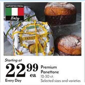 Pavilions Premium panettone offer