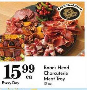 Pavilions Boar's head charcuterie meat tray offer