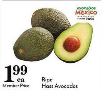 Pavilions Ripe hass avocados offer