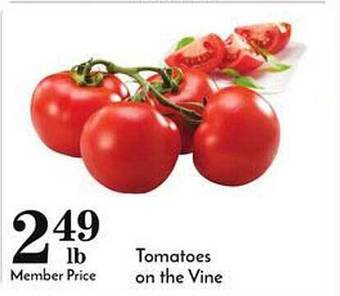 Pavilions Tomatoes on the vine offer