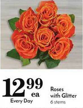 Pavilions Roses with glitter offer