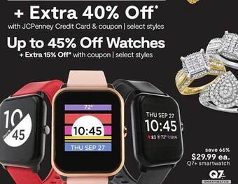 JC Penney Q7+ smartwatch offer