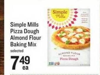 Simple mills pizza dough almond flour baking mix