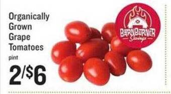 Lowes Foods Organically grown grape tomatoes offer
