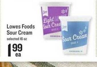 Lowes Foods Lowes foods sour cream offer