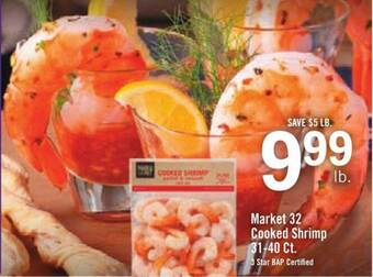 Price Chopper Market 32 cooked shrimp 31-40 ct. offer