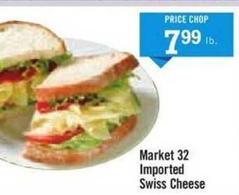 Price Chopper Market 32 imported swiss cheese offer