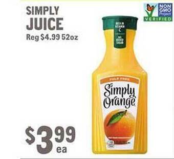 New Seasons Market Simply juice offer