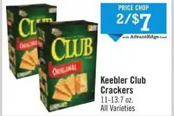 Price Chopper Keebler club crackers offer