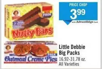 Price Chopper Little debbie big packs offer