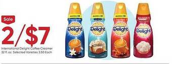 Stater Bros International delight coffee creamer offer
