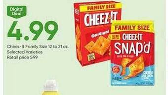Stater Bros Cheez-it family size offer