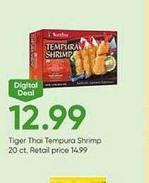 Stater Bros Tiger thai tempura shrimp offer