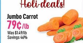 Seafood City Jumbo carrot offer