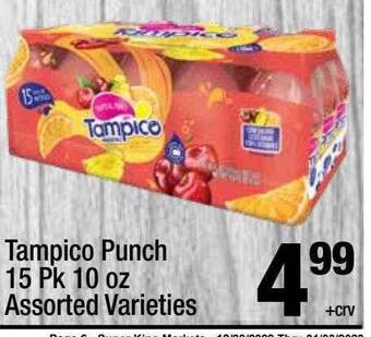 Super King Markets Tampico punch offer