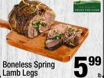 Super King Markets Boneless spring lamb legs offer