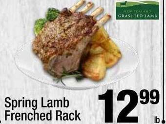 Super King Markets Spring lamb frenched rack offer