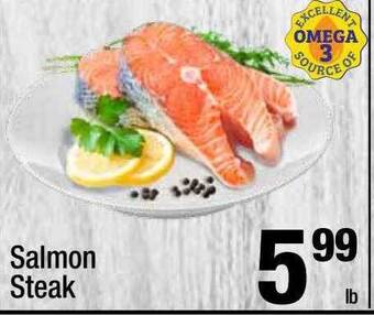 Super King Markets Salmon steak offer