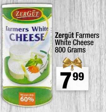 Super King Markets Zergüt farmers white cheese offer