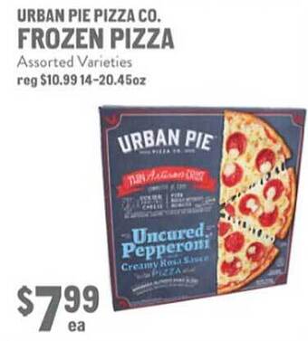 New Seasons Market Urban pie pizza co. frozen pizza offer