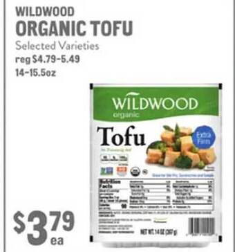 New Seasons Market Wildwood organic tofu offer
