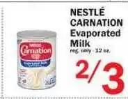 Food Bazaar Nestlé carnation evaporated milk offer