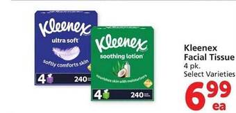 Vons Kleenex facial tissue offer