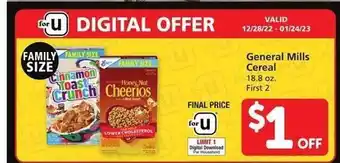 Vons General mills cereal offer