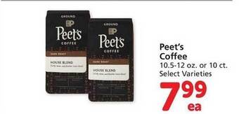 Vons Peet's coffee offer
