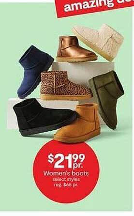 JC Penney Women's boots offer