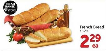 Vons French bread offer