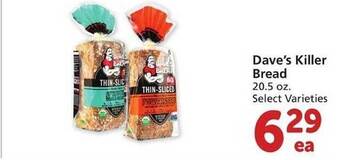 Vons Dave's killer bread offer
