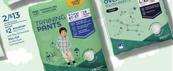 Rite Aid Rite aid jumbo pack training pants offer