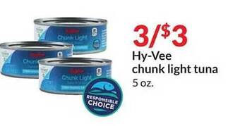 Hy-Vee Hy-vee chunk light tuna offer