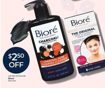 Rite Aid Bioré skin care offer