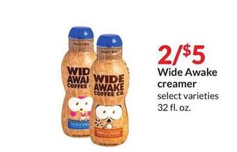 Hy-Vee Wide awake creamer offer