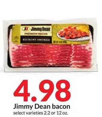 Hy-Vee Jimmy dean bacon offer