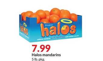 Hy-Vee Halos mandarins offer