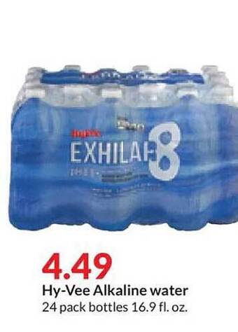 Hy-Vee Hy-vee alkaline water offer