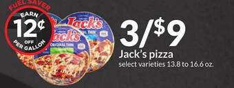 Hy-Vee Jack's pizza offer