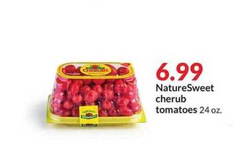 Hy-Vee Naturesweet cherub tomatoes offer