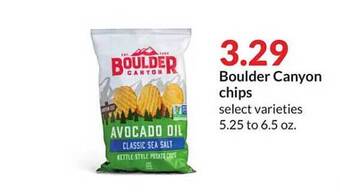 Hy-Vee Boulder canyon chips offer