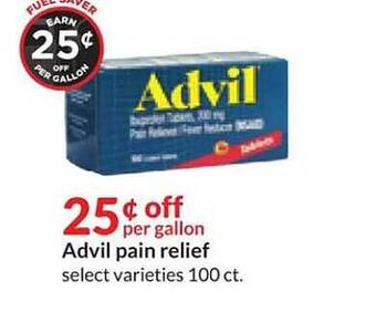 Hy-Vee Advil pain relief offer