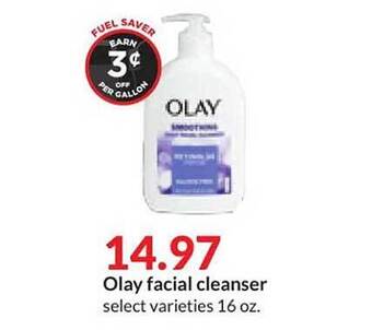 Hy-Vee Olay facial cleanser offer