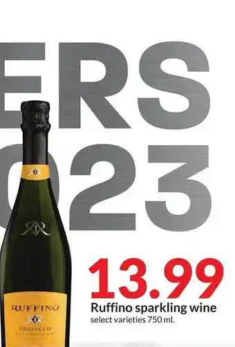 Hy-Vee Ruffino sparkling wine offer