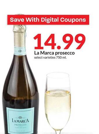 Hy-Vee La marca prosecco offer