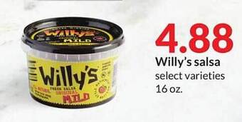 Hy-Vee Willy's salsa offer