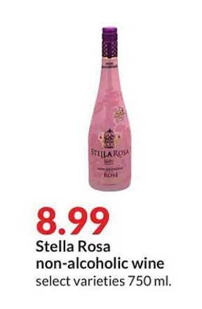Hy-Vee Stella rosa non-alcoholic wine offer