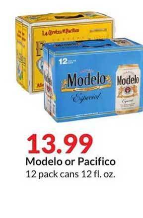 Hy-Vee Modelo or pacifico offer