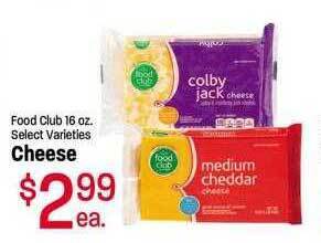 Maceys Food club cheese offer